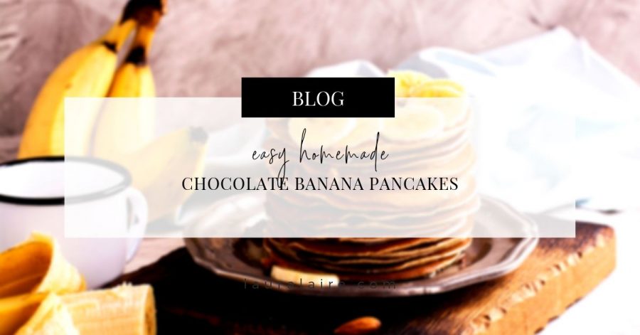 chocolate banana pancakes